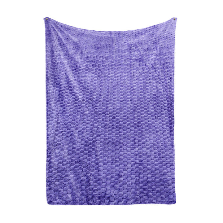 Ladies Cozy Microfiber Quick Change Blanket in Modern Checkered Pattern Stornfield