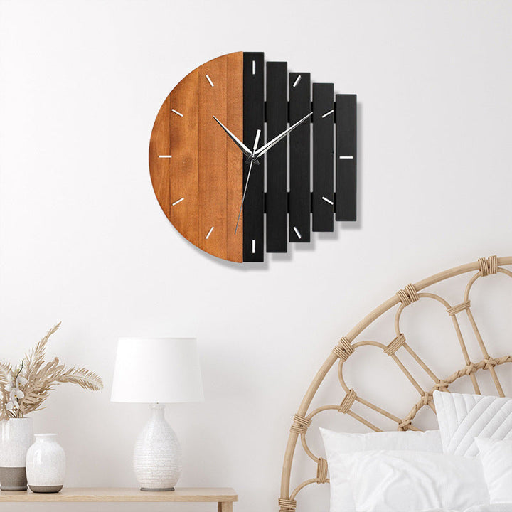 Stornfield | Unique Silent Wooden Analogue Wall Clock