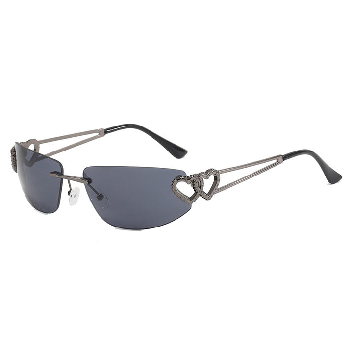 Women's Cat-Eye Sunglasses with Unique Heart Design and Protective UV Filter Stornfield