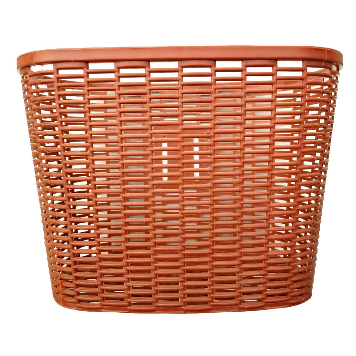 durable ventilated plastic laundry hamper with woven grid design Stornfield