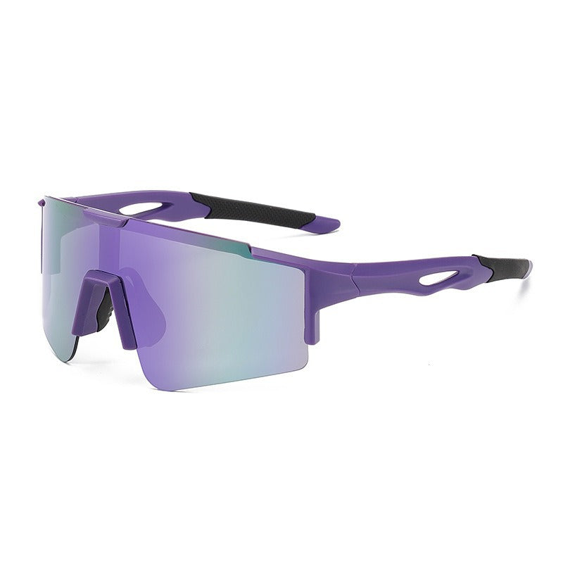 Unisex nan sporty polarizing bike sunglasses with a one-piece visor and non-slip temples Stornfield
