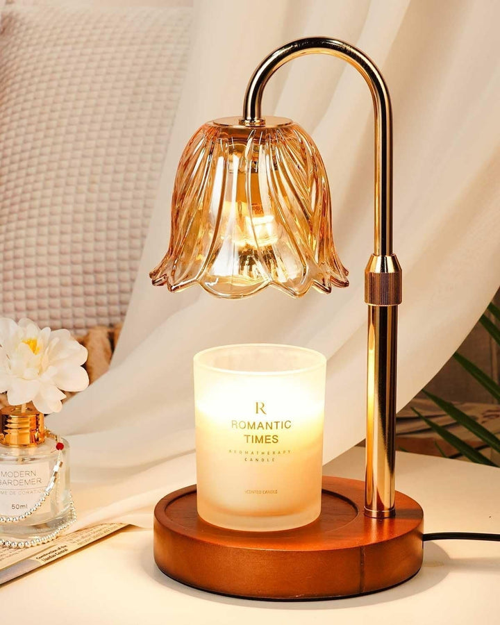 Vintage Glass Table Lamp