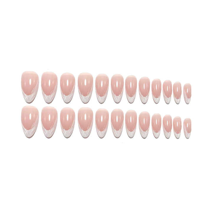 Artificial Nails in Elegant French Tip Design Stornfield