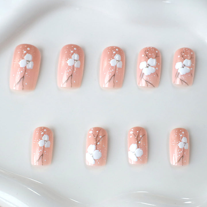 Floral Acrylic Nail Art Enhancements Stornfield 1789915083