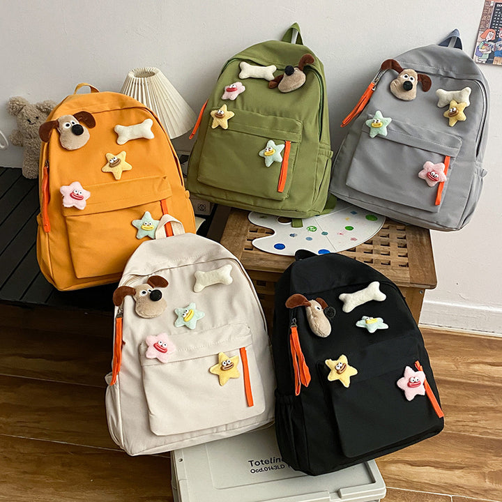 Kids' Playful Character Design School Backpack Stornfield