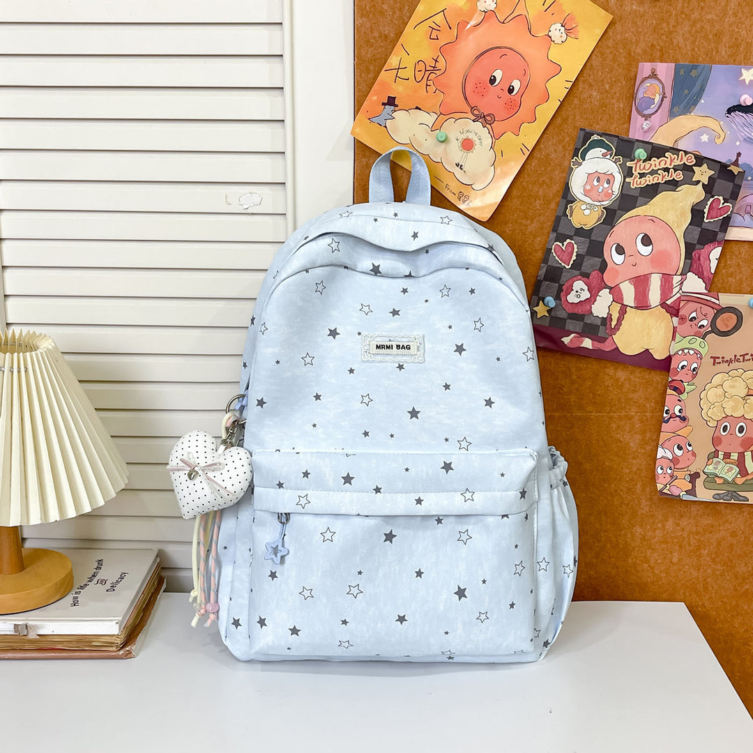 Star-Patterned Casual Backpack Stornfield