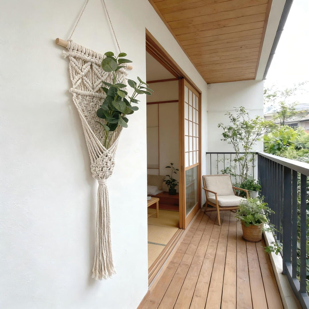 Decorative Macrame Wall Hanging with Elegant Fringed Tassels Stornfield