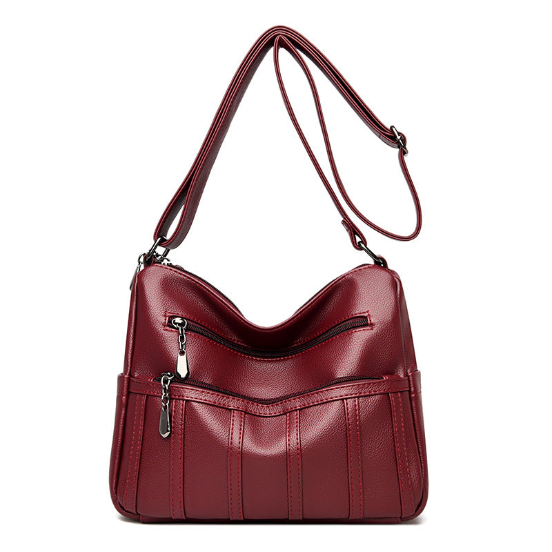 Elegant Textured Shoulder Bag Stornfield