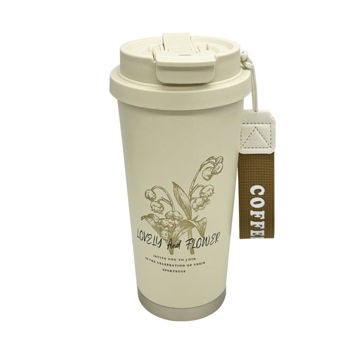 Women's thermos cup with comfortable carrying handle Stornfield