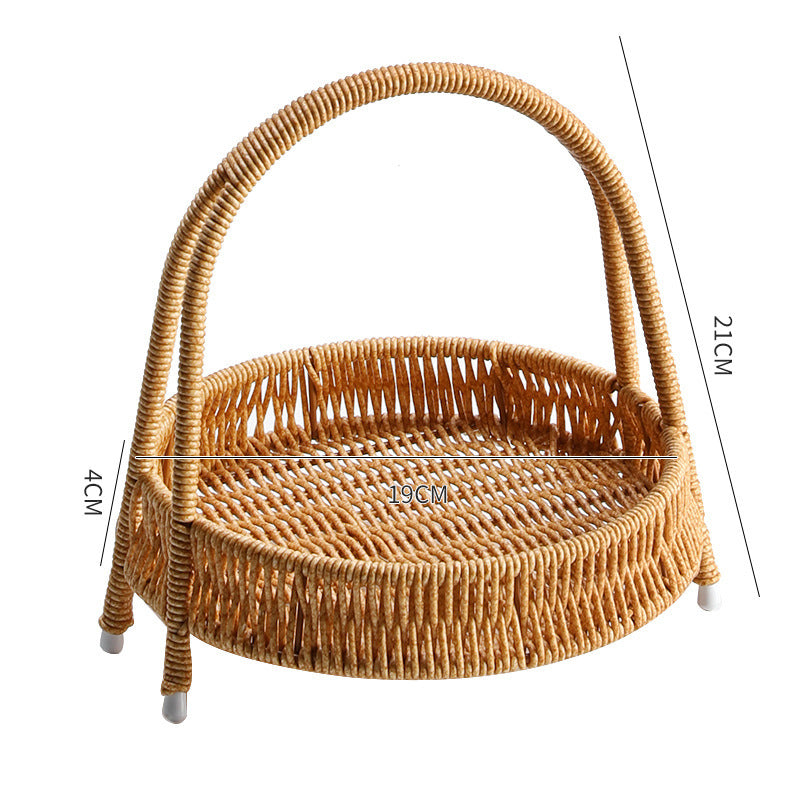 Handcrafted Wicker Storage Basket Stornfield