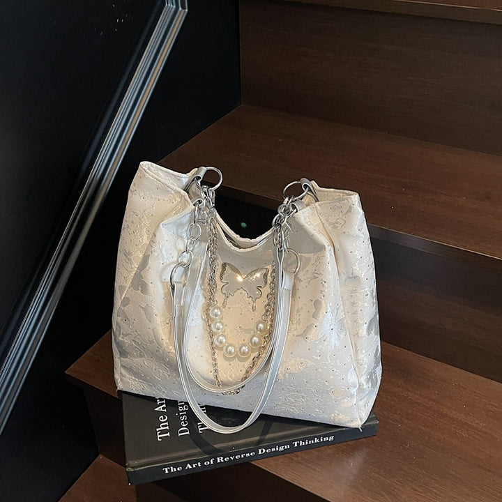 Elegant Pearl-Detail Handbag Stornfield