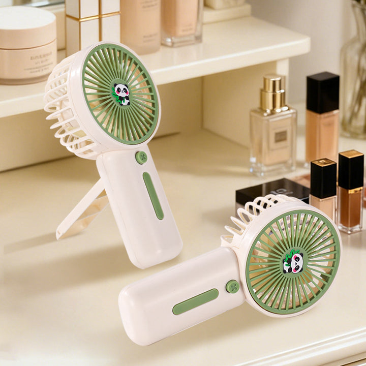 Women's Portable Mini Hand Fan in Creative Panda Design Stornfield
