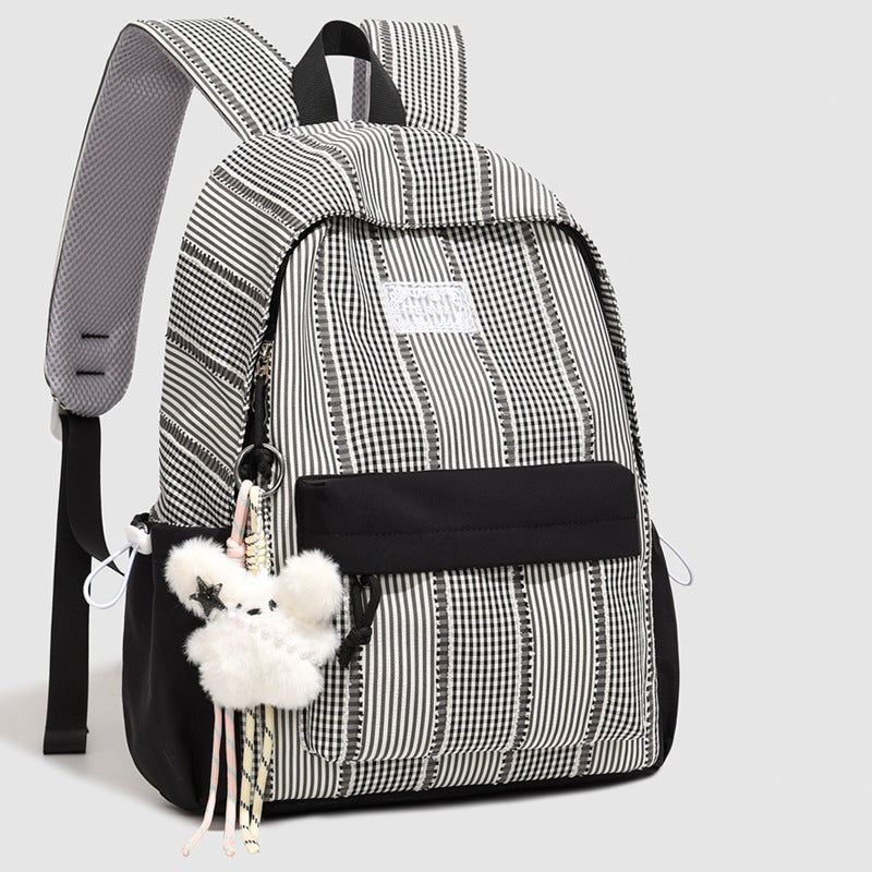 Stylish Striped Design Backpack Stornfield
