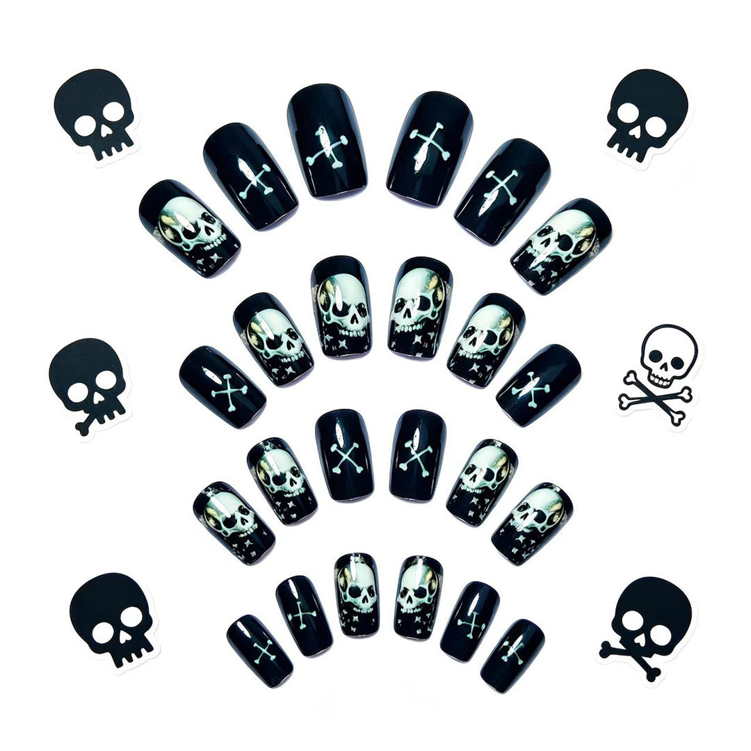 Creative Art Nails in Skull Design Stornfield
