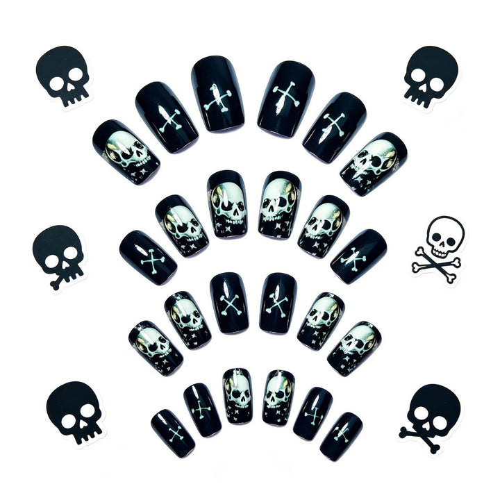 Creative Art Nails in Skull Design Stornfield