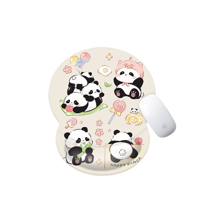 Cartoon-Themed Ergonomic Mouse Wrist Pad