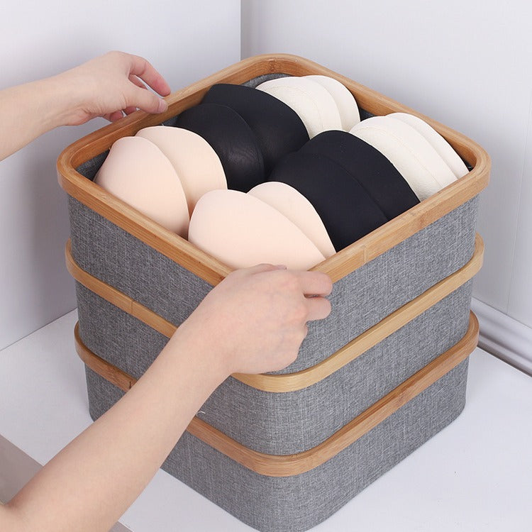 Bamboo Storage Tray Organizer Stornfield