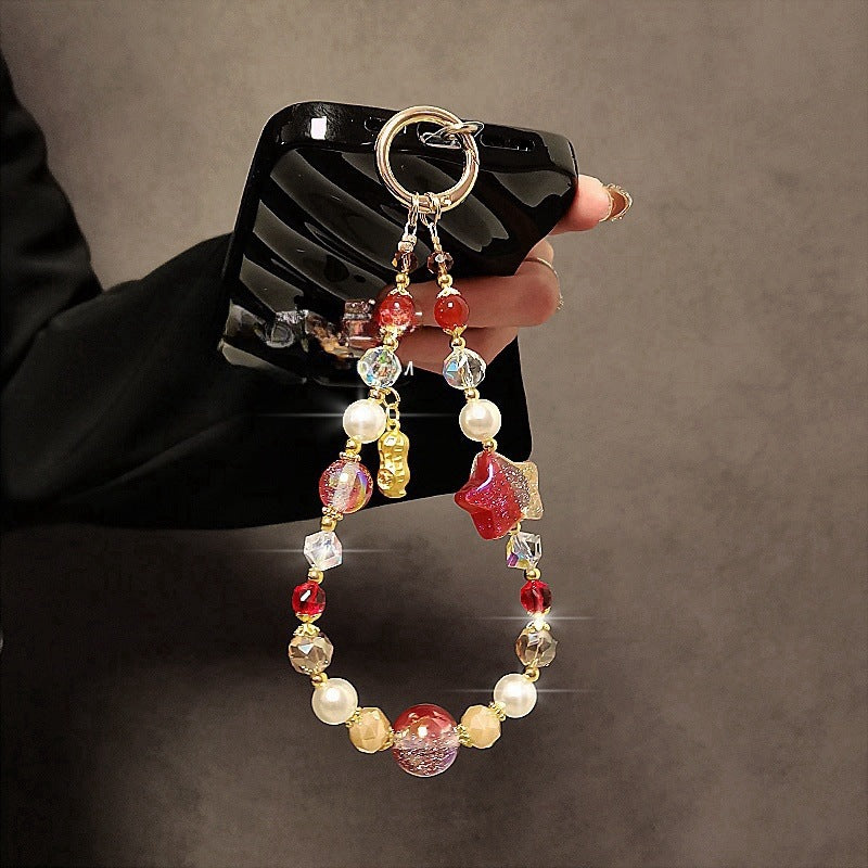Decorative Beaded Charm Keychain Stornfield 1790135679