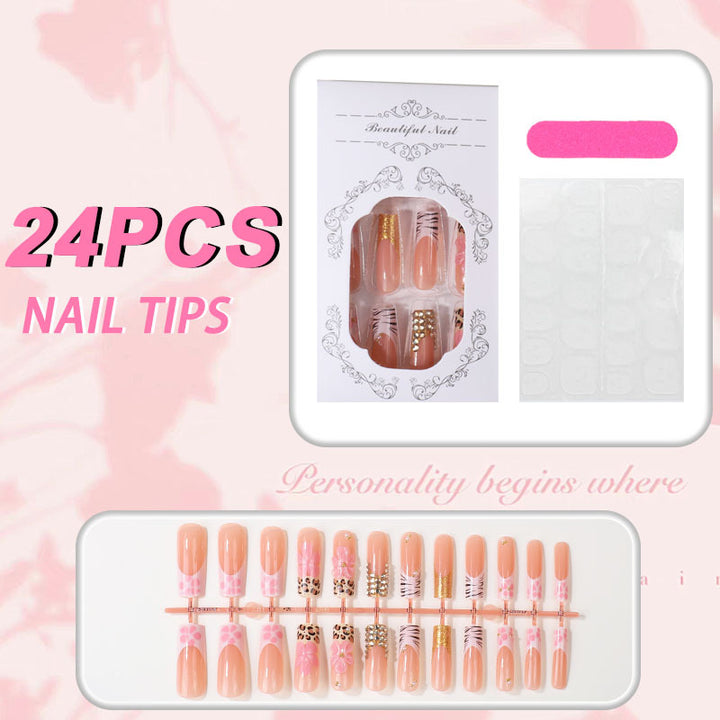 Floral Art Press-On Nail Tips Stornfield
