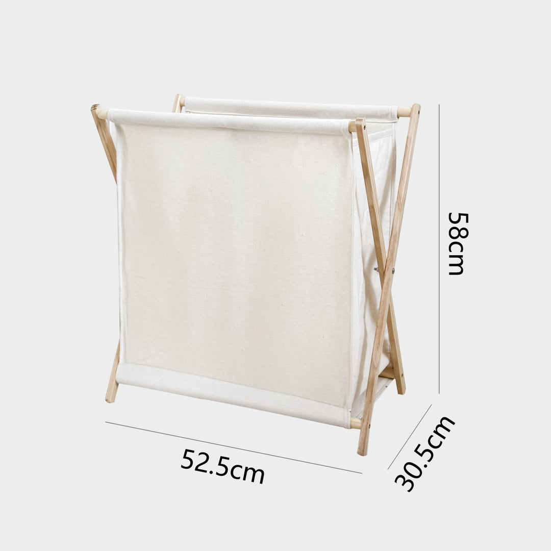 Laundry basket with practical folding mechanism Stornfield