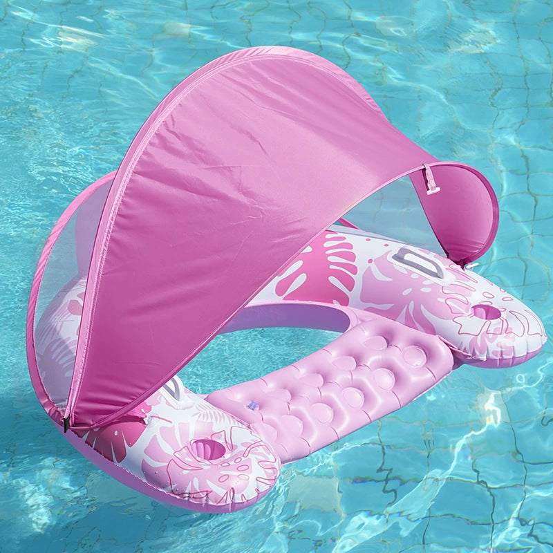 Ladies Inflatable Comfort Swimming Lounge with Viewing Window Stornfield