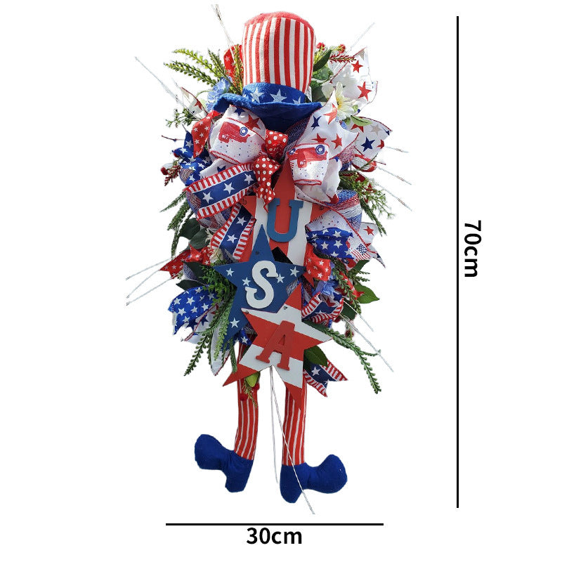 Patriotic Decorative Wreath