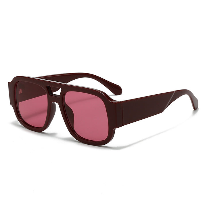 Unisex Bold Frame Retro Sunglasses Stornfield