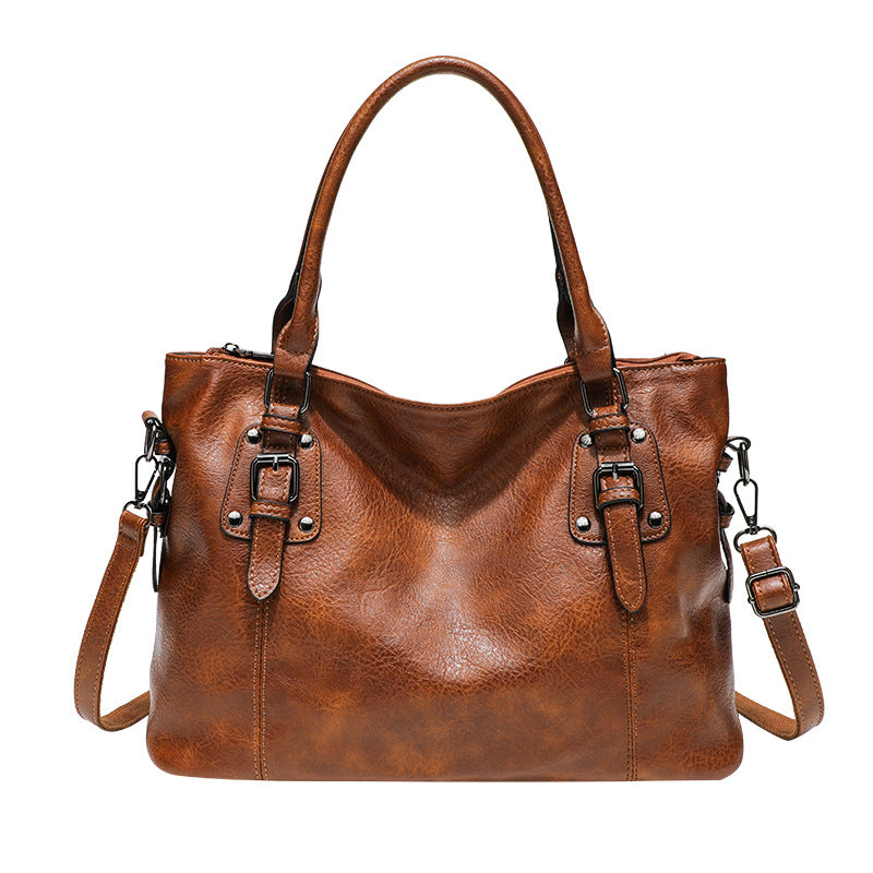 Stylish Faux Leather Handbag