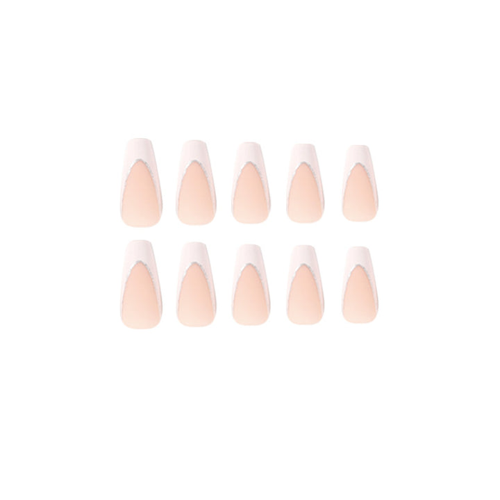 Lacquered stiletto nails with glitter decoration Stornfield