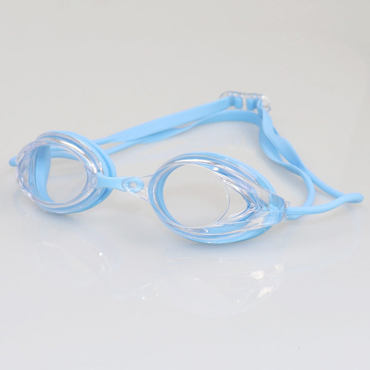 Swimming goggles with adjustable head strap and comfort nose piece Stornfield