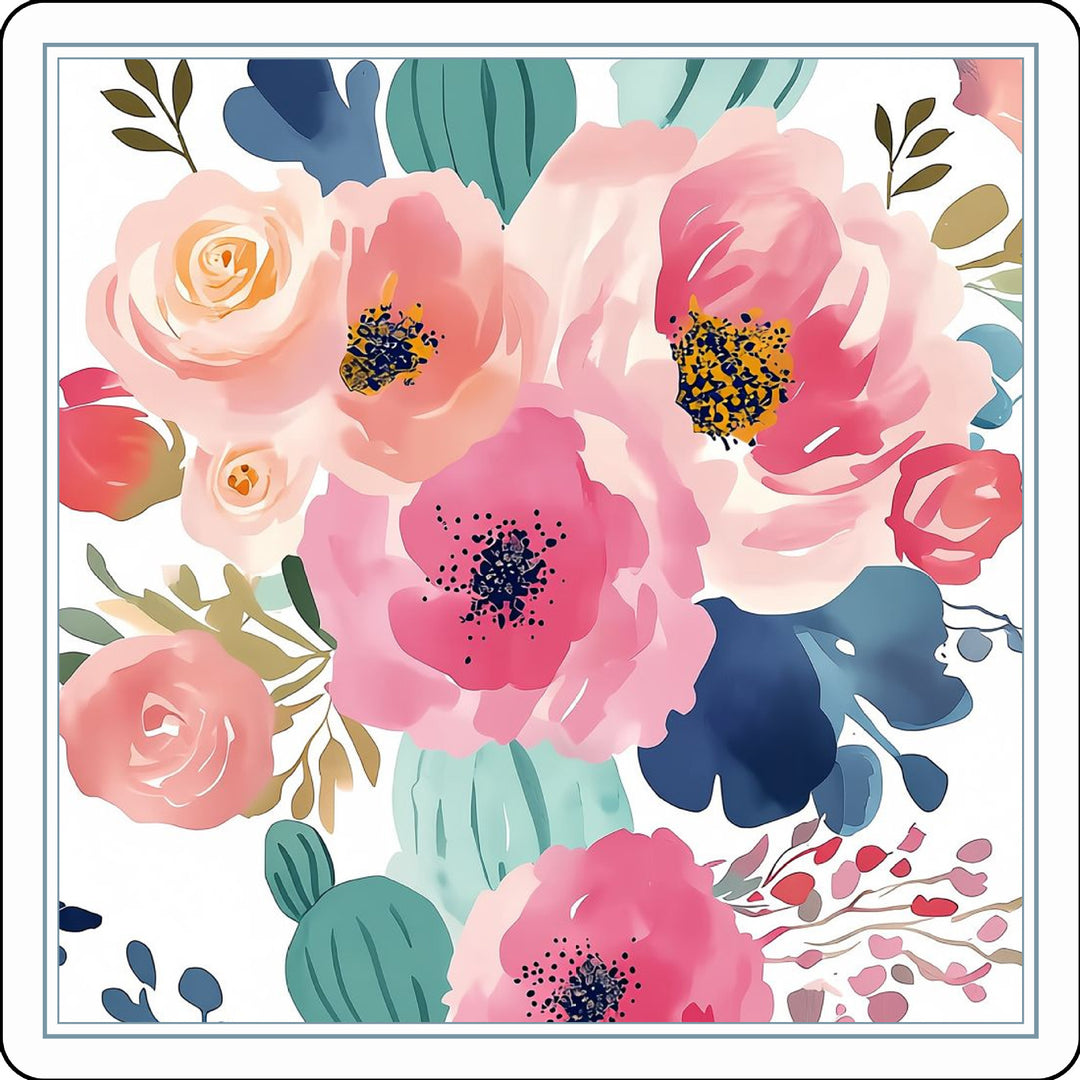 Decorative Geometric Print Area Mat