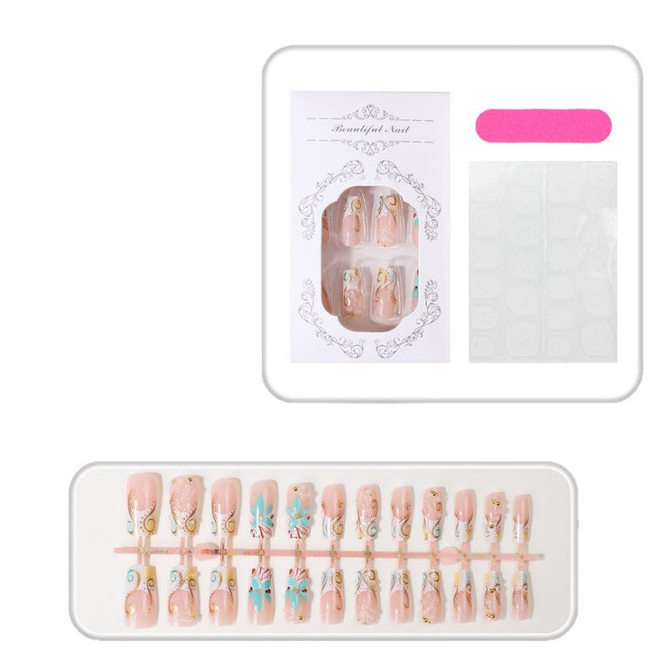 Decorative Press-On Nail Art Tips Stornfield