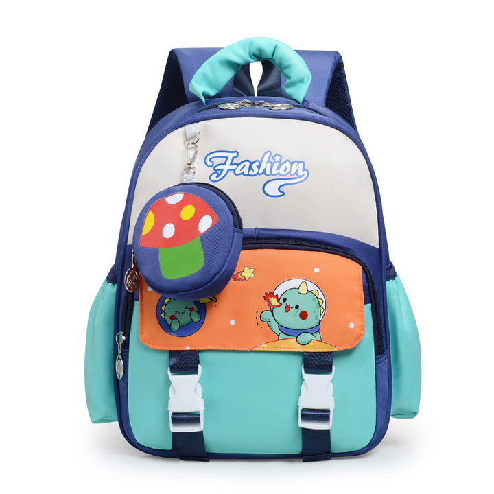 Playful Cartoon-Themed School Backpack Stornfield