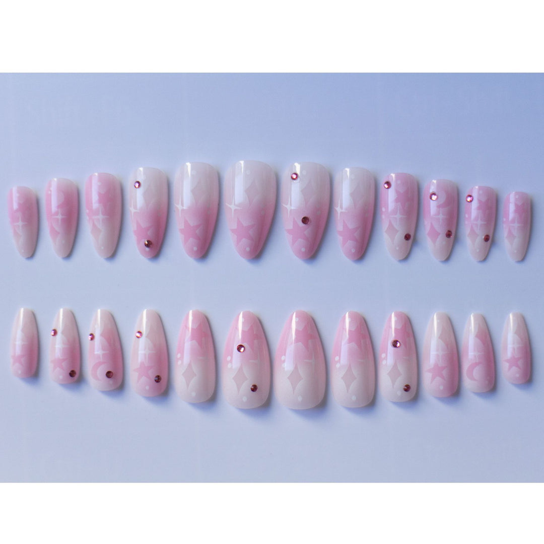 Artistic Star-Embellished Nail Art Kit