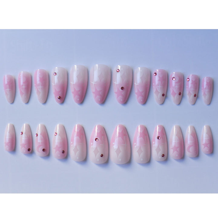Artistic Star-Embellished Nail Art Kit