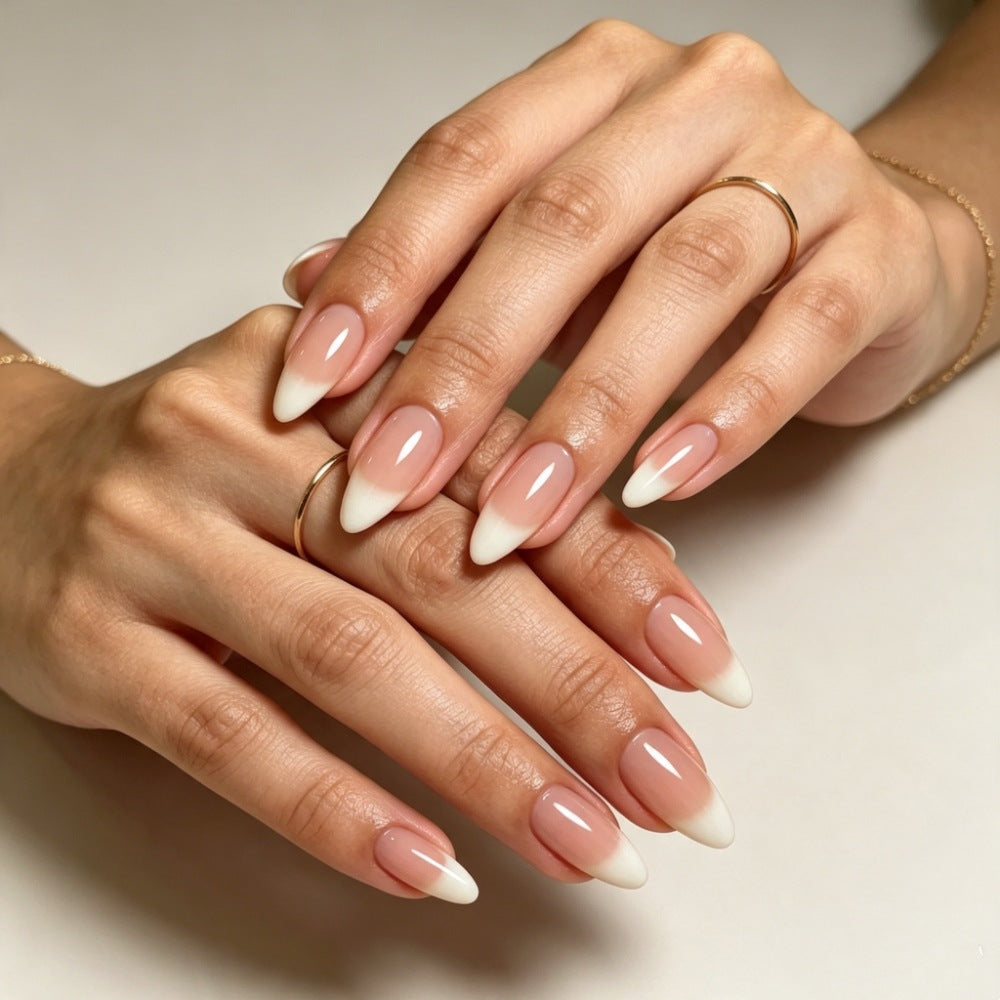 Artificial nails with pointed ombre design Stornfield