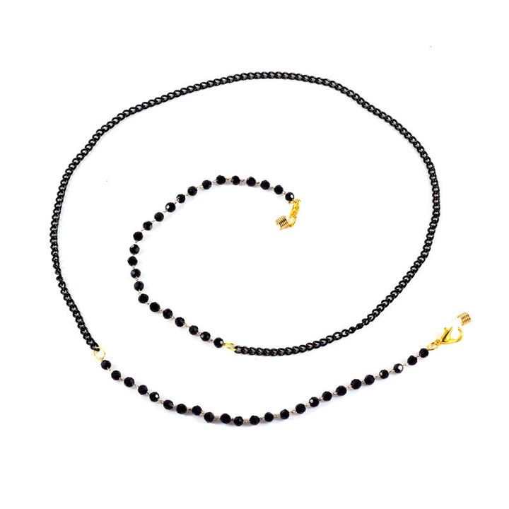 Pearl glasses chain with crystalline shine Stornfield