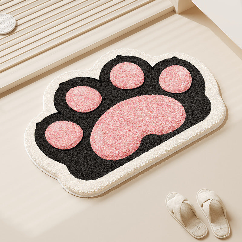 Cat Paw Shaped Floor Mat Stornfield