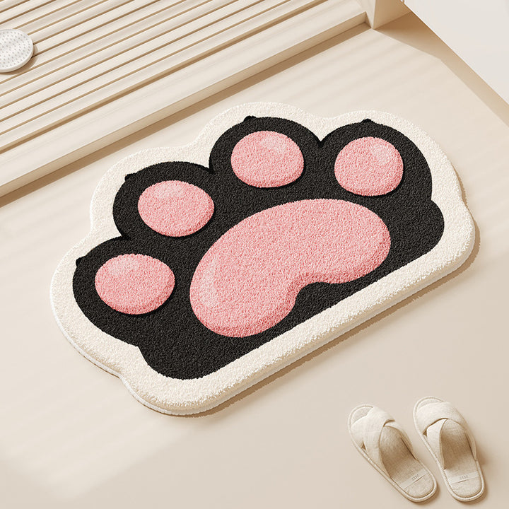 Cat Paw Shaped Floor Mat Stornfield