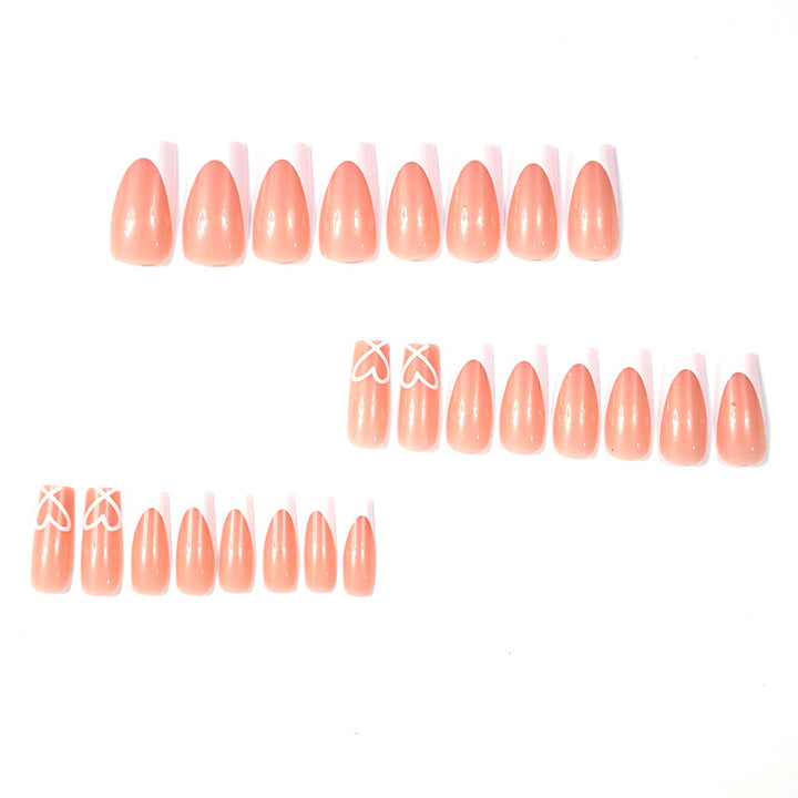 Fashionable French Tip Nail Extensions Stornfield