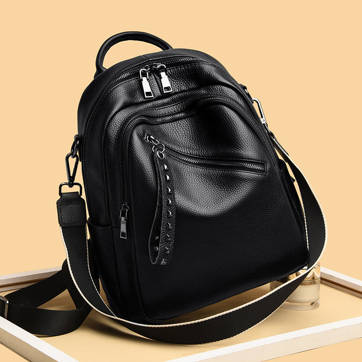 Stylish and Versatile Leather Backpack Stornfield