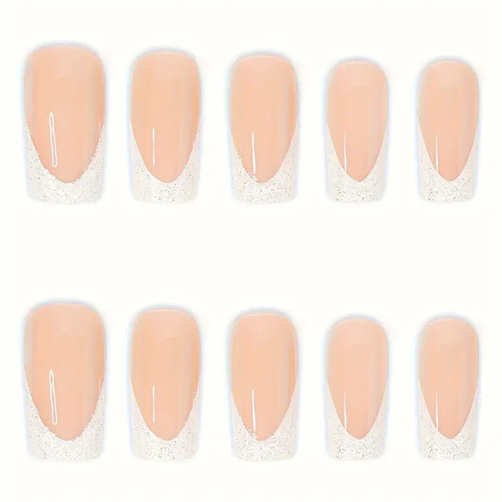 Decorative Glitter-Accent Press-On Nails Stornfield
