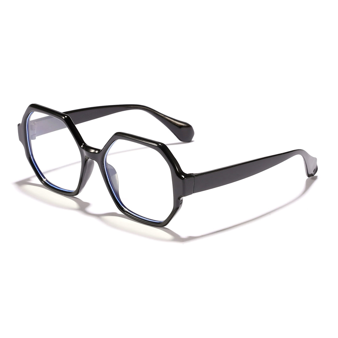 Women's fashionable sunglasses with hexagonal frame and UV protection Stornfield