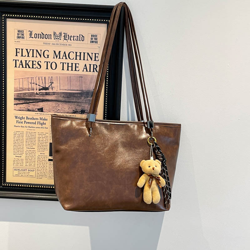 Versatile Everyday Vegan Leather Tote