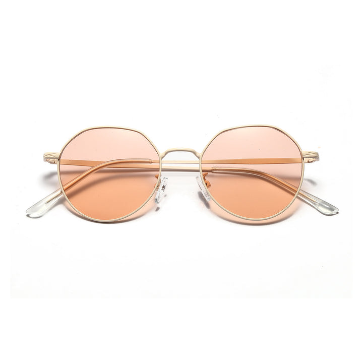 Women's round glasses with delicate metal frame Stornfield