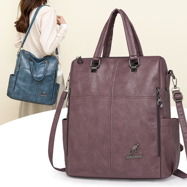 Multi-Functional Faux Leather Handbag Stornfield
