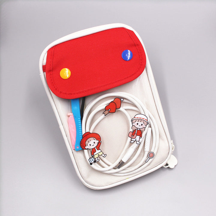 Cute Cartoon-Themed Zippered Pencil Case Stornfield