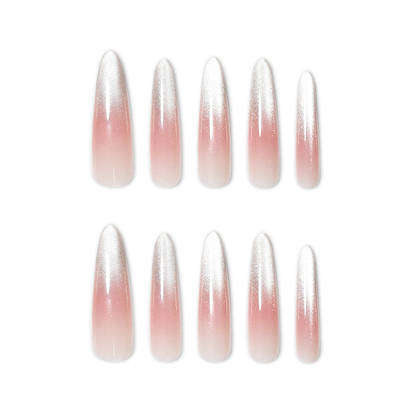 Elegant Glittery Acrylic Nail Extensions Stornfield