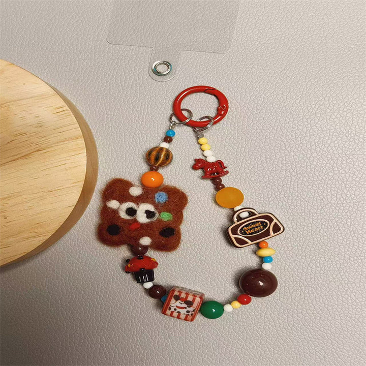 Playful Food-Themed Charm Keychain Stornfield