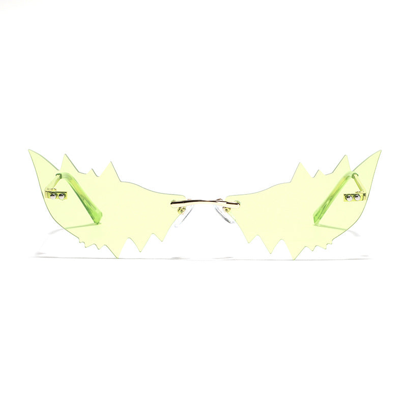 Ladies Trendy Cat Eye Sunglasses with Protective UV Filter and Unusual Frame Stornfield